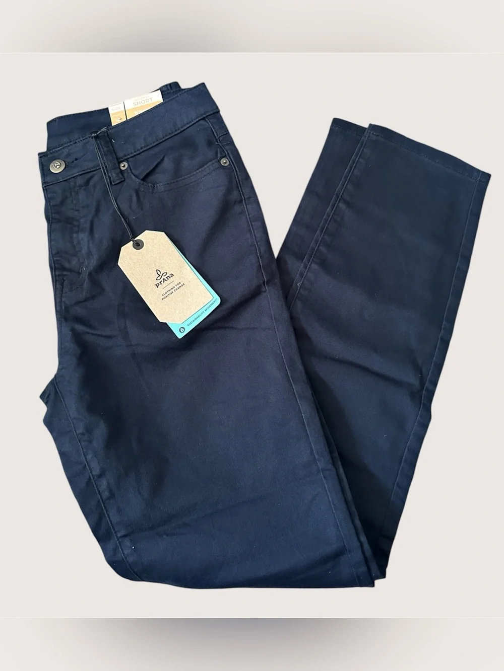 Prana Kayla High Rise Jeans Indigo Blue Inseam 30 - Picture 1 of 4